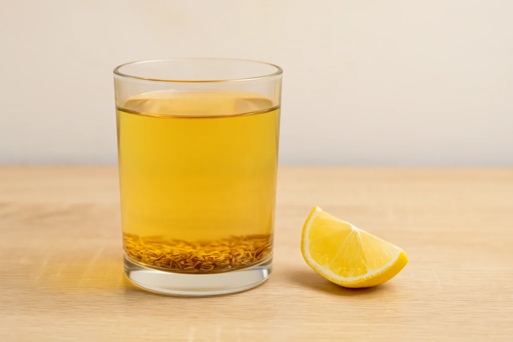 Jeera and lemon water for belly fat loss