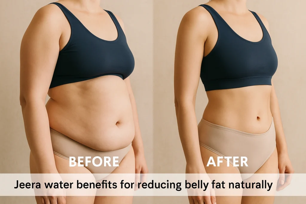Jeera water benefits for reducing belly fat naturally
