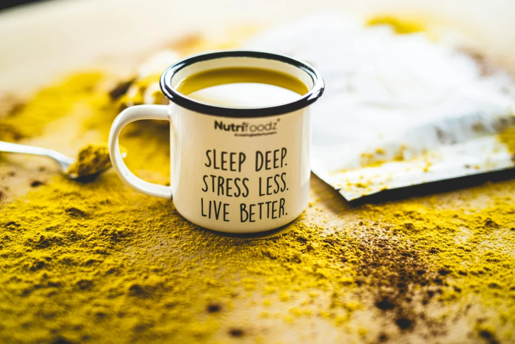 A cup of turmeric tea, a natural remedy for inflammation