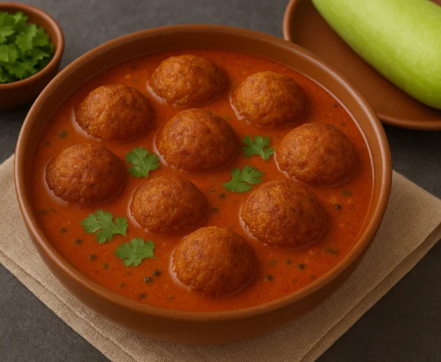 "Lauki kofta curry in tomato base without onion garlic – healthy no onion no garlic recipes"
