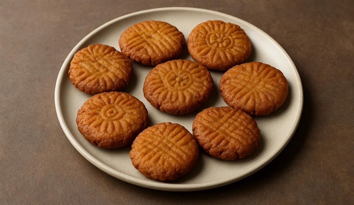 How to Make Thekua with jaggery and wheat flour