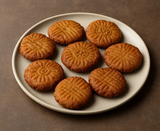 How to Make Thekua with jaggery and wheat flour