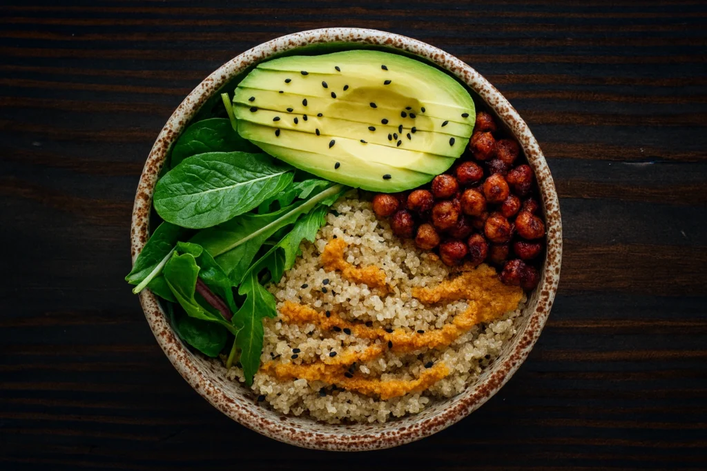 Healthy Buddha bowl rice recipe